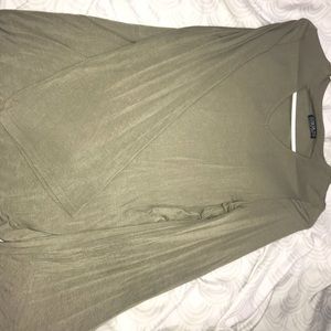 Cotton On olive green choker top